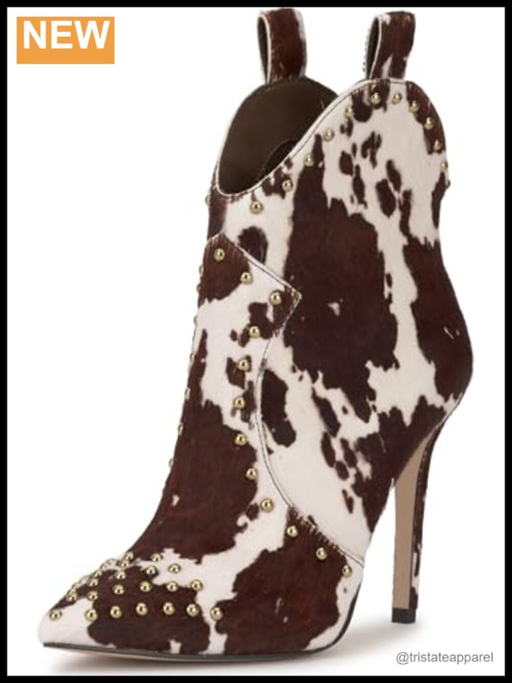 Women's Stiletto Heel Ankle Booties Pointed Toe Leather